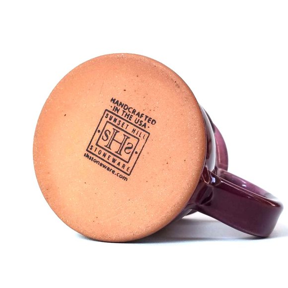 XL Sunset Hill Stoneware Handcrafted Grandberry Mug - Picture 3 of 3